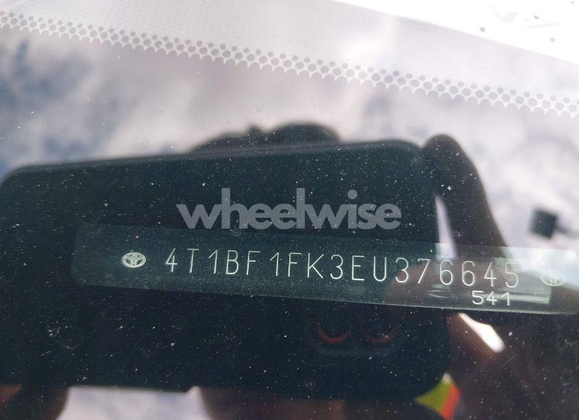 Photo 9 of 2014 Toyota Camry SE (VIN 4T1BF1FK3EU376645)