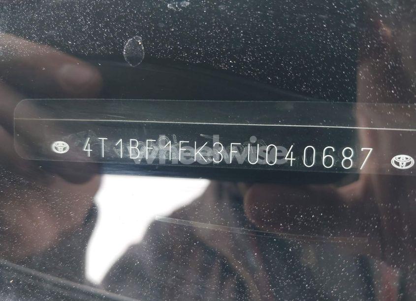 Photo 9 of 2015 Toyota Camry SE (VIN 4T1BF1FK3FU040687)