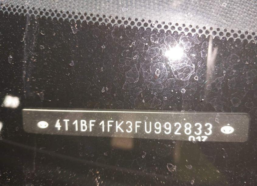 Photo 18 of 2015 Toyota Camry LE (VIN 4T1BF1FK3FU992833)