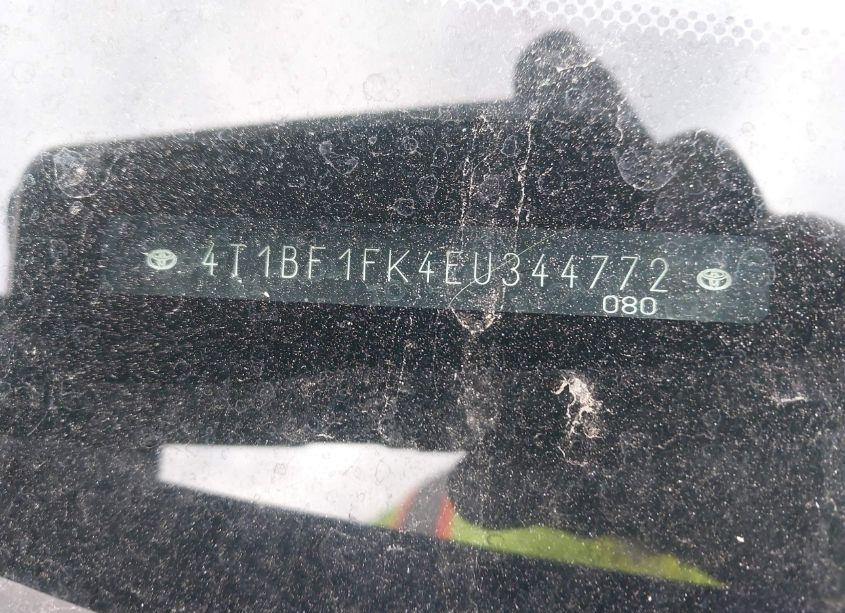 Photo 9 of 2014 Toyota Camry SE (VIN 4T1BF1FK4EU344772)