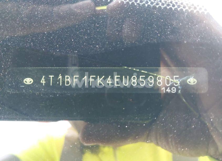 Photo 9 of 2014 Toyota Camry XLE (VIN 4T1BF1FK4EU859805)