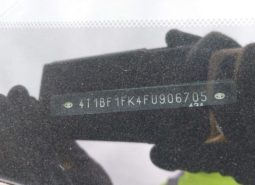 Photo 9 of 2015 Toyota Camry SE (VIN 4T1BF1FK4FU906705)