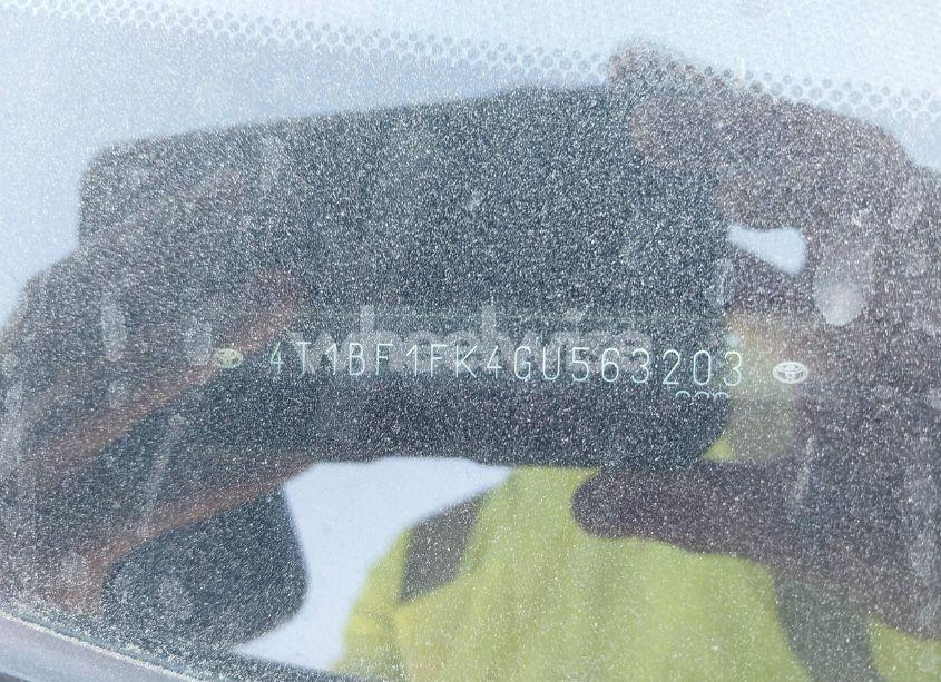 Photo 9 of 2016 Toyota Camry SE (VIN 4T1BF1FK4GU563203)