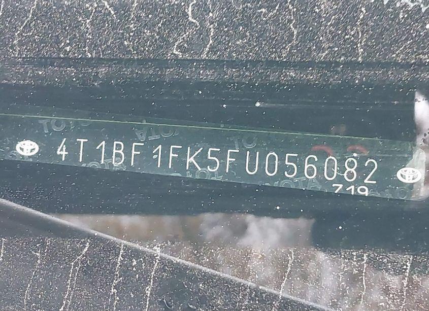 Photo 9 of 2015 Toyota Camry SE (VIN 4T1BF1FK5FU056082)