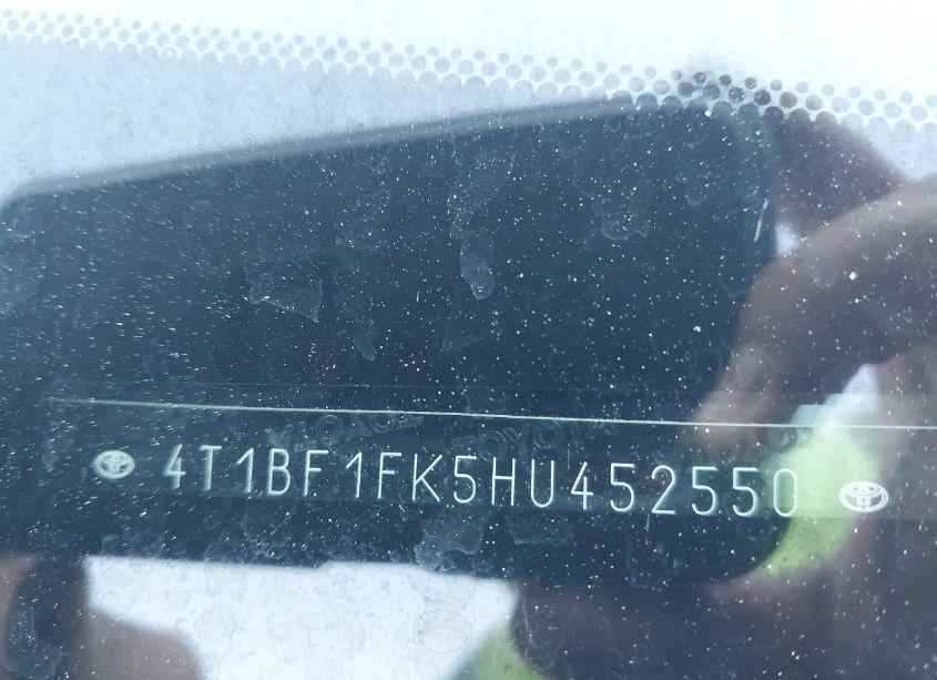 Photo 9 of 2017 Toyota Camry SE (VIN 4T1BF1FK5HU452550)