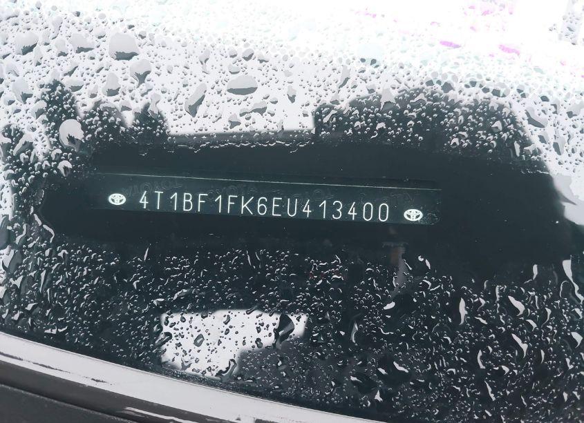 Photo 9 of 2014 Toyota Camry LE (VIN 4T1BF1FK6EU413400)