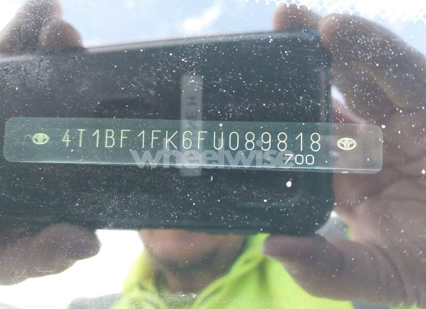 Photo 9 of 2015 Toyota Camry LE (VIN 4T1BF1FK6FU089818)