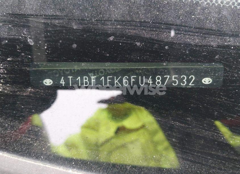 Photo 9 of 2015 Toyota Camry LE (VIN 4T1BF1FK6FU487532)