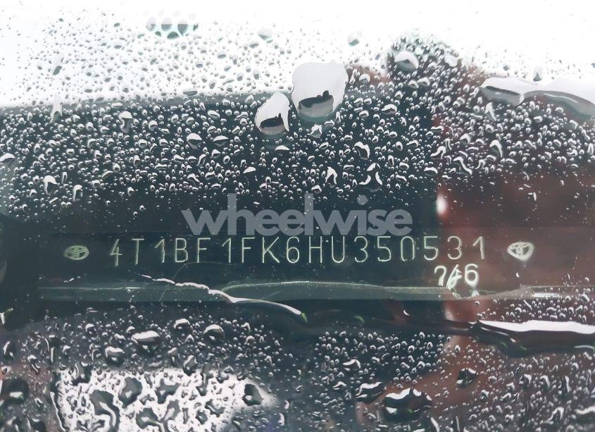 Photo 9 of 2017 Toyota Camry LE (VIN 4T1BF1FK6HU350531)