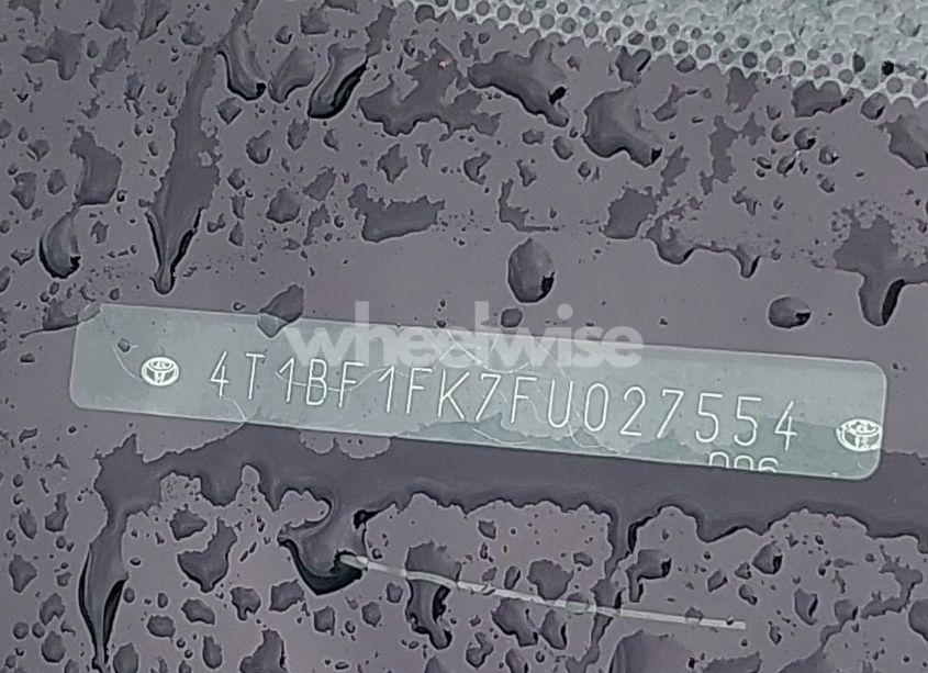 Photo 17 of 2015 Toyota Camry XSE (VIN 4T1BF1FK7FU027554)