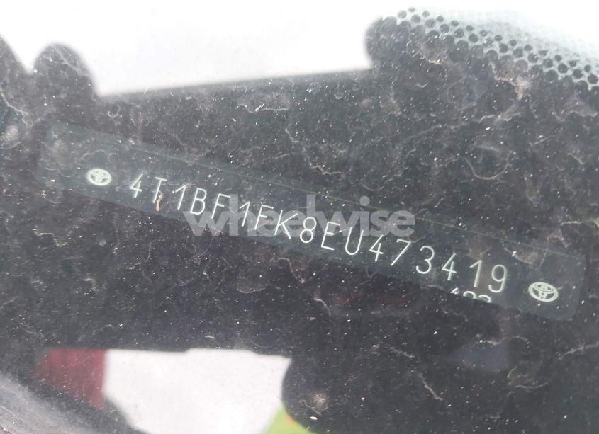 Photo 9 of 2014 Toyota Camry SE (VIN 4T1BF1FK8EU473419)