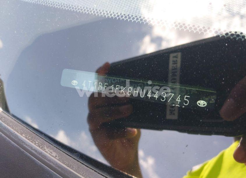 Photo 9 of 2017 Toyota Camry SE (VIN 4T1BF1FK8HU443745)