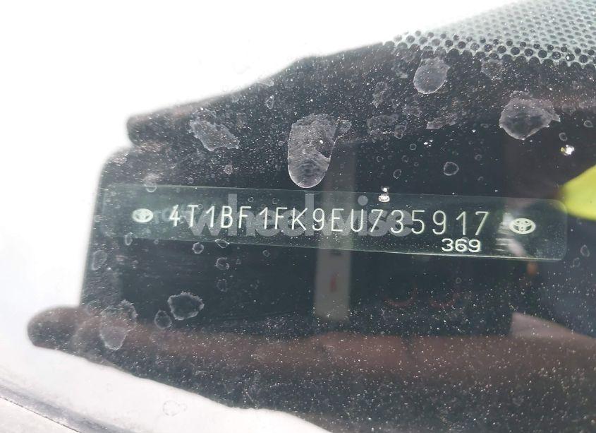 Photo 9 of 2014 Toyota Camry SE (VIN 4T1BF1FK9EU735917)