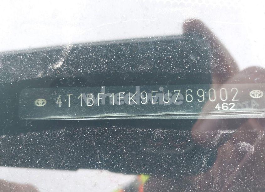 Photo 9 of 2014 Toyota Camry SE (VIN 4T1BF1FK9EU769002)