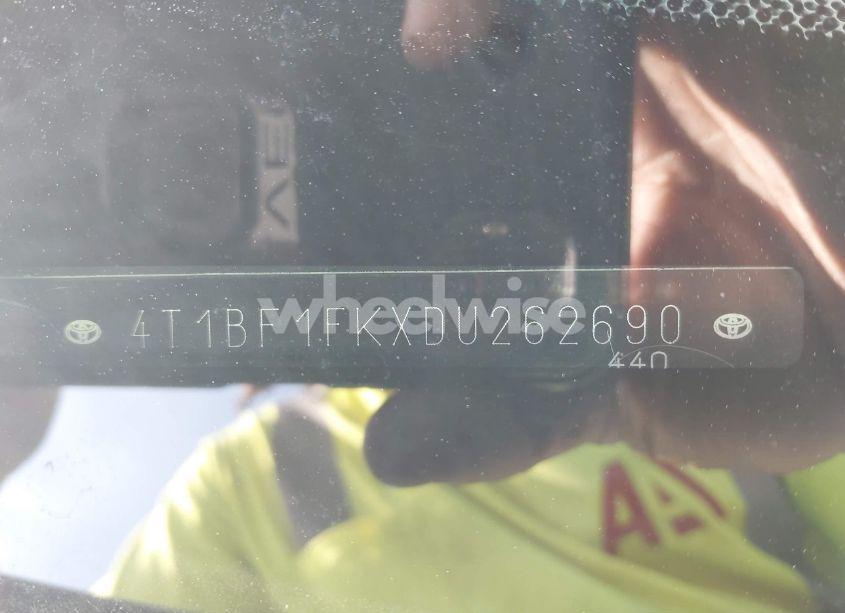 Photo 9 of 2013 Toyota Camry SE (VIN 4T1BF1FKXDU262690)