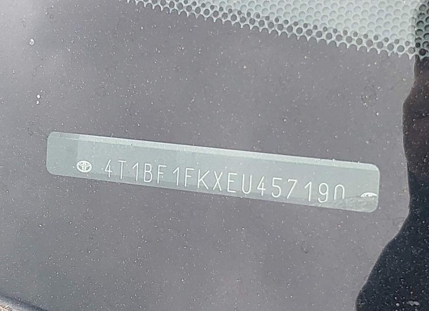 Photo 18 of 2014 Toyota Camry LE (VIN 4T1BF1FKXEU457190)