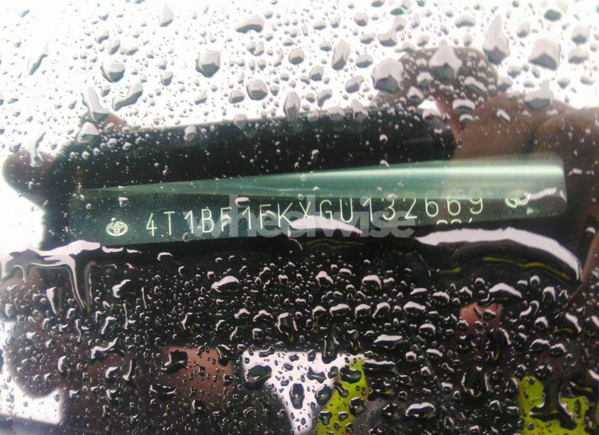 Photo 17 of 2016 Toyota Camry SE (VIN 4T1BF1FKXGU132669)