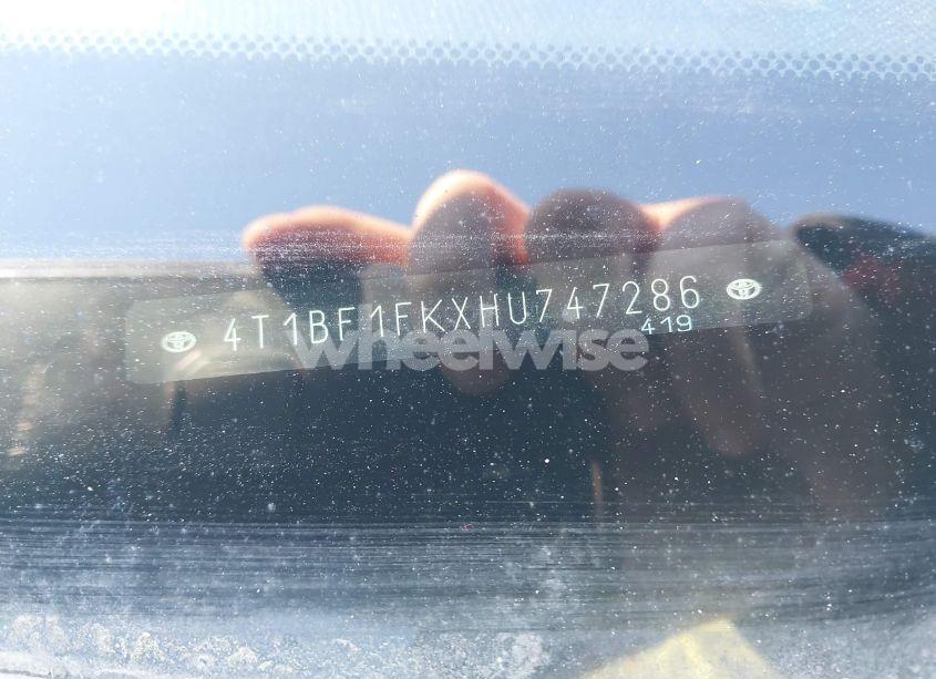 Photo 9 of 2017 Toyota Camry SE (VIN 4T1BF1FKXHU747286)