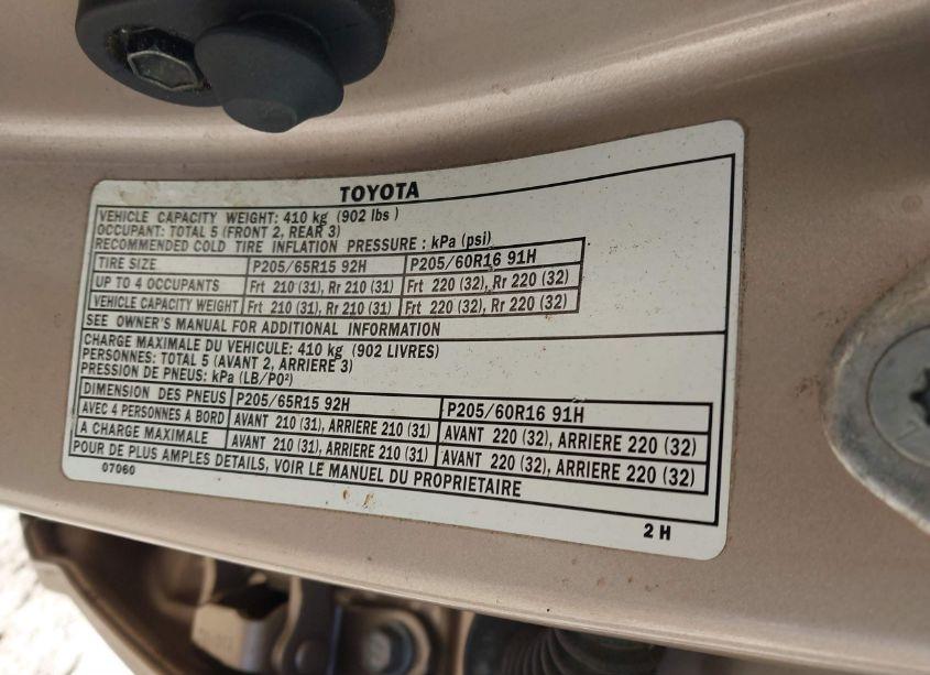 Photo 9 of 2001 Toyota Avalon XLS (VIN 4T1BF28B81U174185)