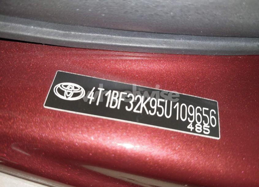 Photo 9 of 2005 Toyota Camry LE V6 (VIN 4T1BF32K95U109656)