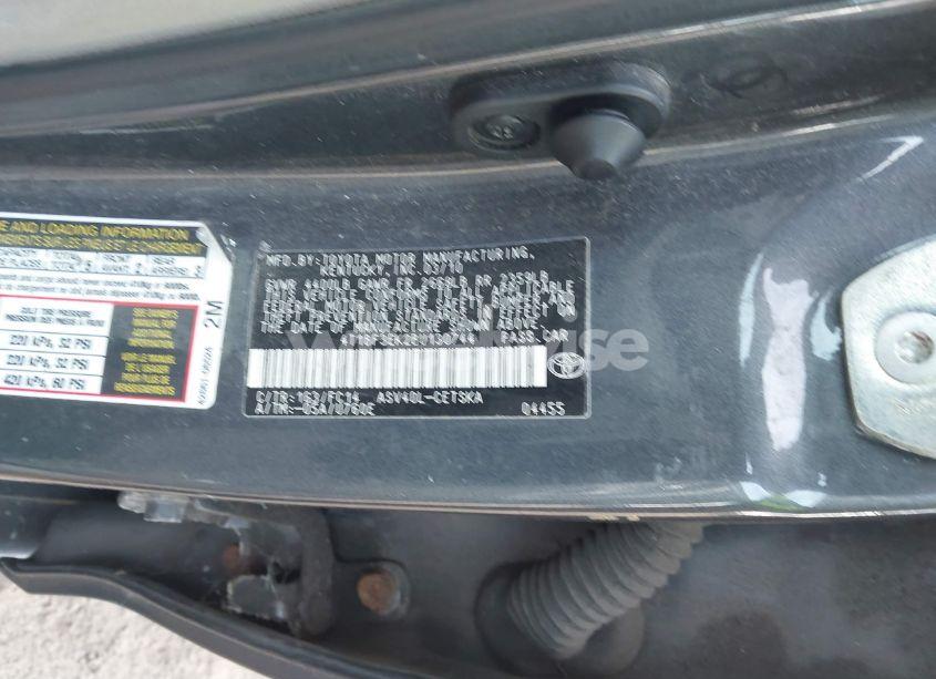 Photo 9 of 2011 Toyota Camry SE (VIN 4T1BF3EK2BU130744)