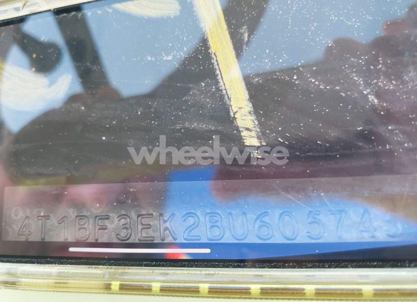 Photo 9 of 2011 Toyota Camry SE/LE/XLE (VIN 4T1BF3EK2BU605745)