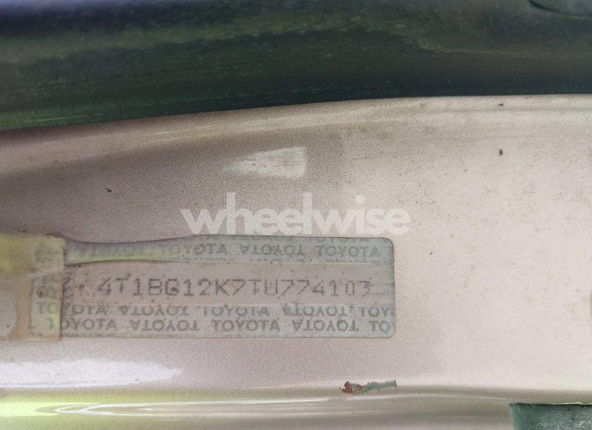 Photo 9 of 1996 Toyota Camry DX/LE/XLE (VIN 4T1BG12K7TU774103)