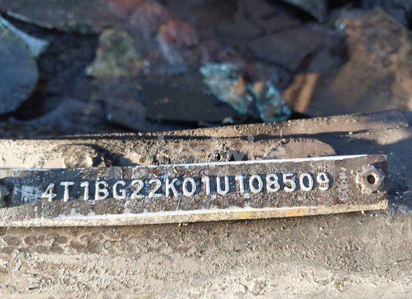 Photo 9 of 2001 Toyota Camry LE (VIN 4T1BG22K01U108509)