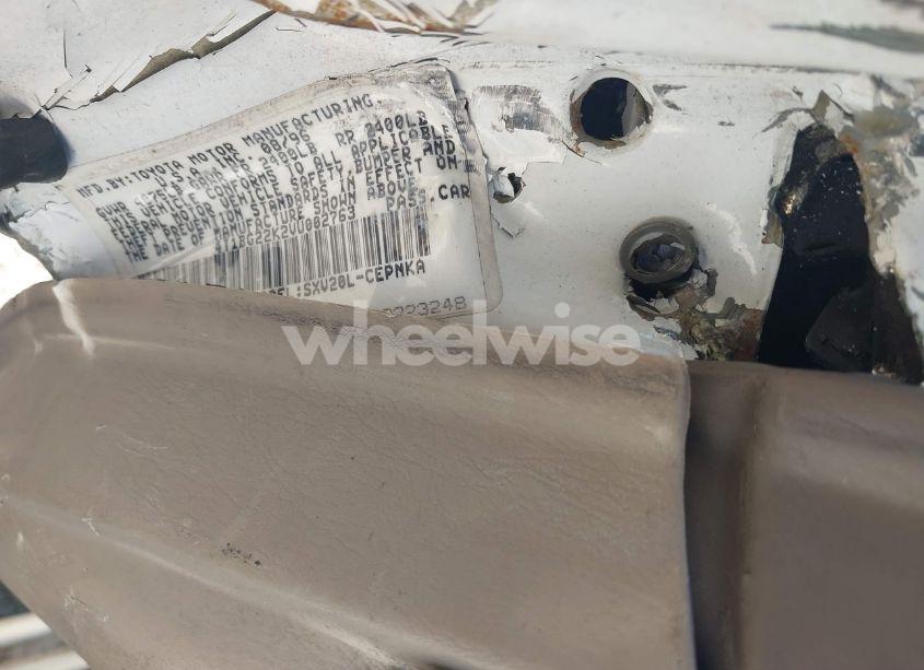 Photo 9 of 1997 Toyota Camry LE (VIN 4T1BG22K2VU002763)