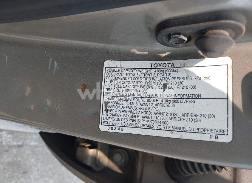 Photo 9 of 1998 Toyota Camry LE (VIN 4T1BG22K2WU278958)