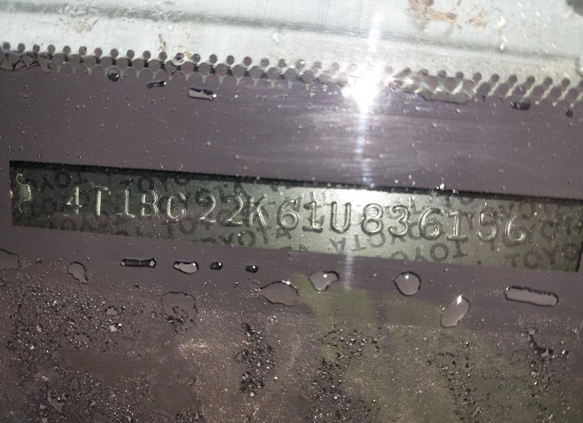 Photo 9 of 2001 Toyota Camry LE (VIN 4T1BG22K61U836156)