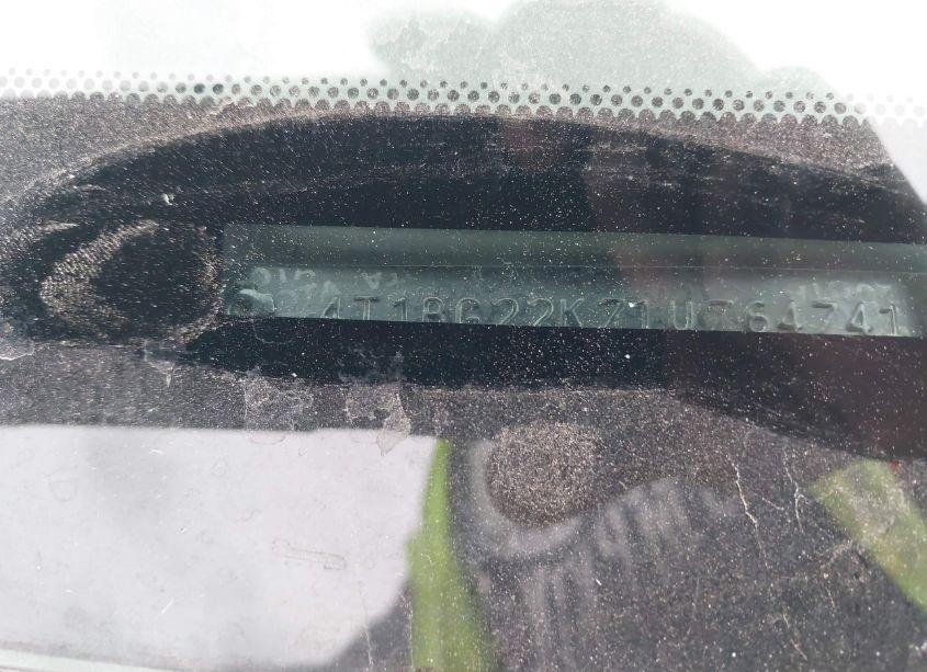 Photo 9 of 2001 Toyota Camry LE (VIN 4T1BG22K71U764741)