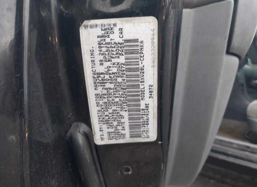 Photo 9 of 1999 Toyota Camry LE (VIN 4T1BG22K8XU478972)