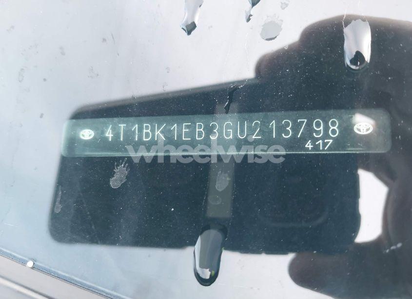 Photo 9 of 2016 Toyota Avalon XLE (VIN 4T1BK1EB3GU213798)