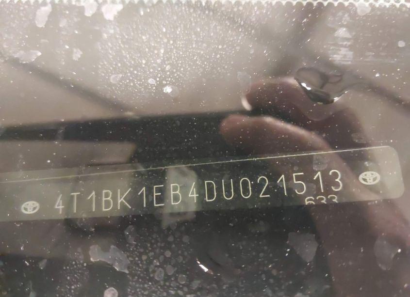 Photo 9 of 2013 Toyota Avalon LIMITED (VIN 4T1BK1EB4DU021513)