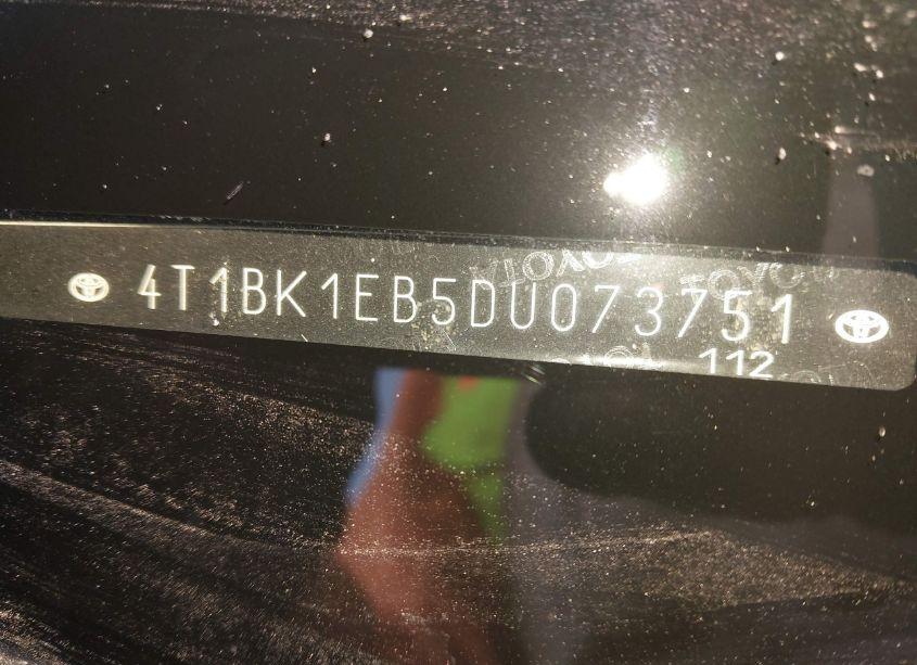 Photo 9 of 2013 Toyota Avalon LIMITED (VIN 4T1BK1EB5DU073751)