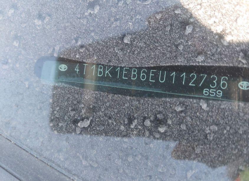 Photo 9 of 2014 Toyota Avalon XLE TOURING (VIN 4T1BK1EB6EU112736)