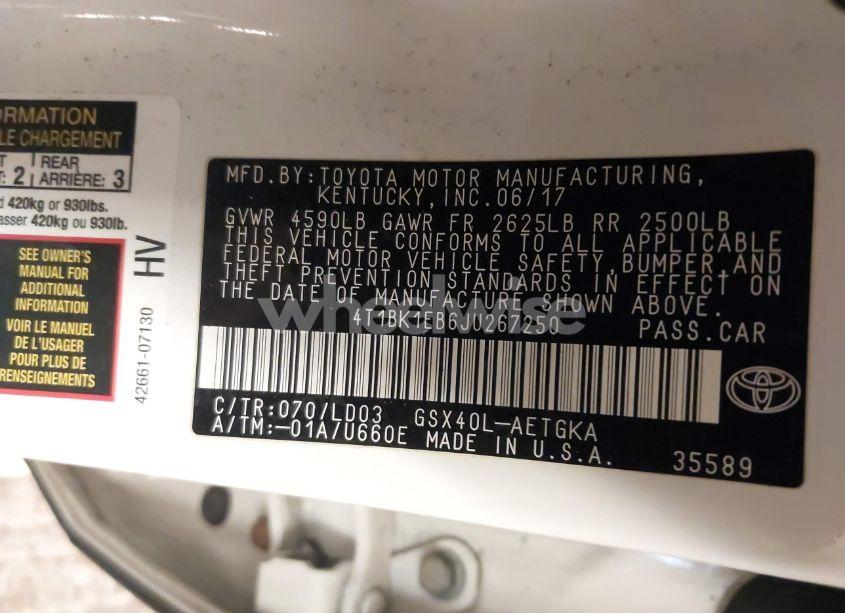 Photo 9 of 2018 Toyota Avalon XLE (VIN 4T1BK1EB6JU267250)