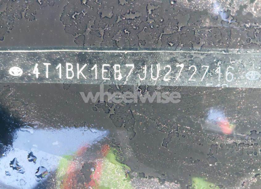 Photo 9 of 2018 Toyota Avalon LIMITED (VIN 4T1BK1EB7JU272716)