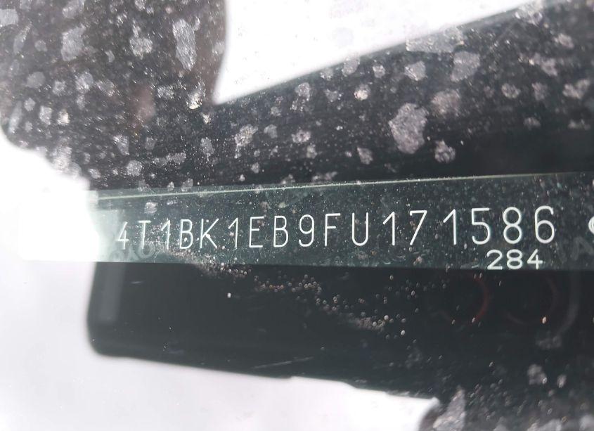 Photo 9 of 2015 Toyota Avalon XLE TOURING (VIN 4T1BK1EB9FU171586)