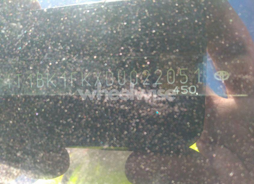 Photo 9 of 2013 Toyota Camry XLE V6 (VIN 4T1BK1FKXDU022051)