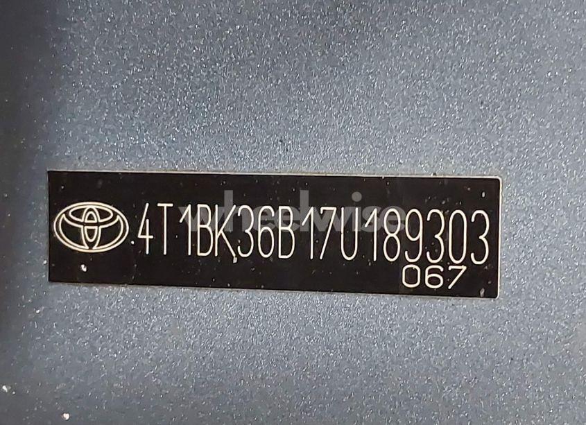 Photo 17 of 2007 Toyota Avalon XLS (VIN 4T1BK36B17U189303)