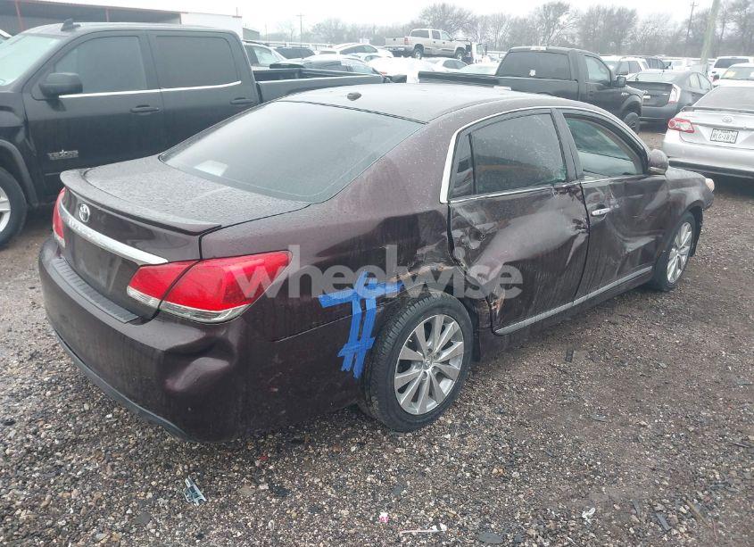 Photo 4 of 2012 Toyota Avalon LIMITED (VIN 4T1BK3DB4CU440828)