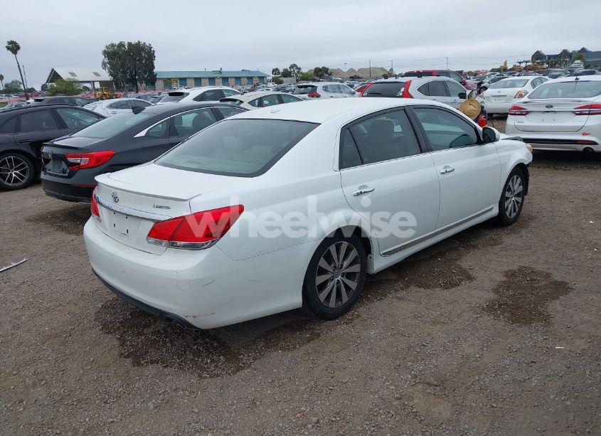 Photo 4 of 2011 Toyota Avalon LIMITED (VIN 4T1BK3DB6BU405772)