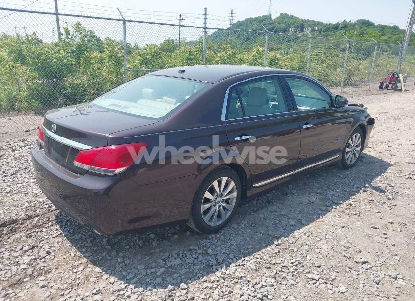 Photo 4 of 2011 Toyota Avalon LIMITED (VIN 4T1BK3DB7BU427862)