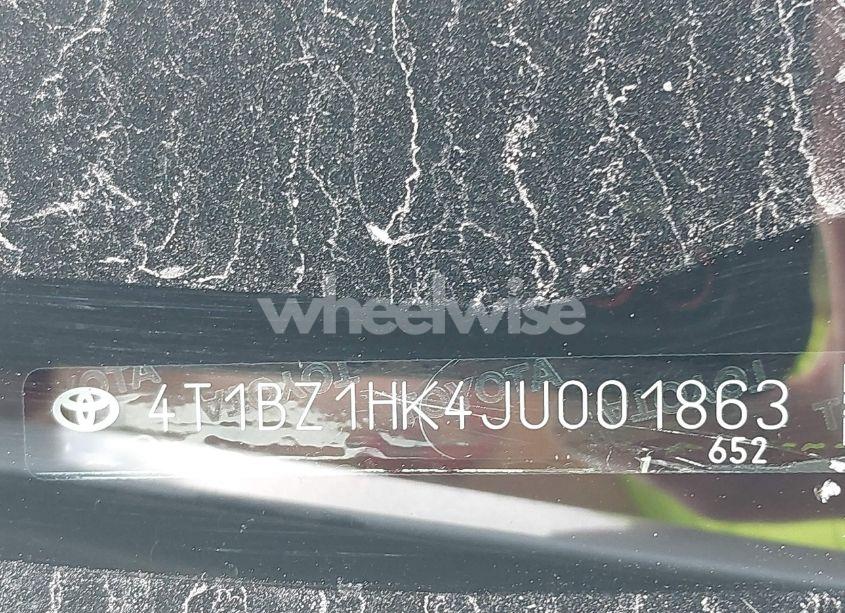 Photo 9 of 2018 Toyota Camry XSE V6 (VIN 4T1BZ1HK4JU001863)