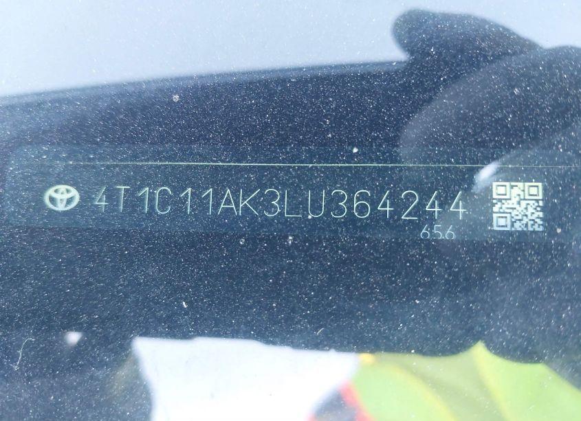 Photo 17 of 2020 Toyota Camry LE (VIN 4T1C11AK3LU364244)