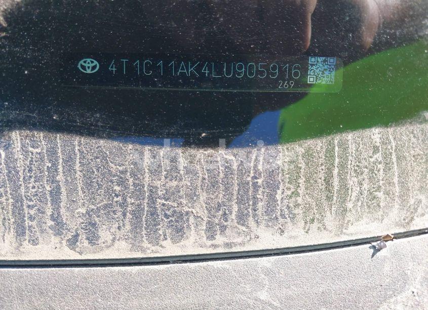 Photo 9 of 2020 Toyota Camry LE (VIN 4T1C11AK4LU905916)