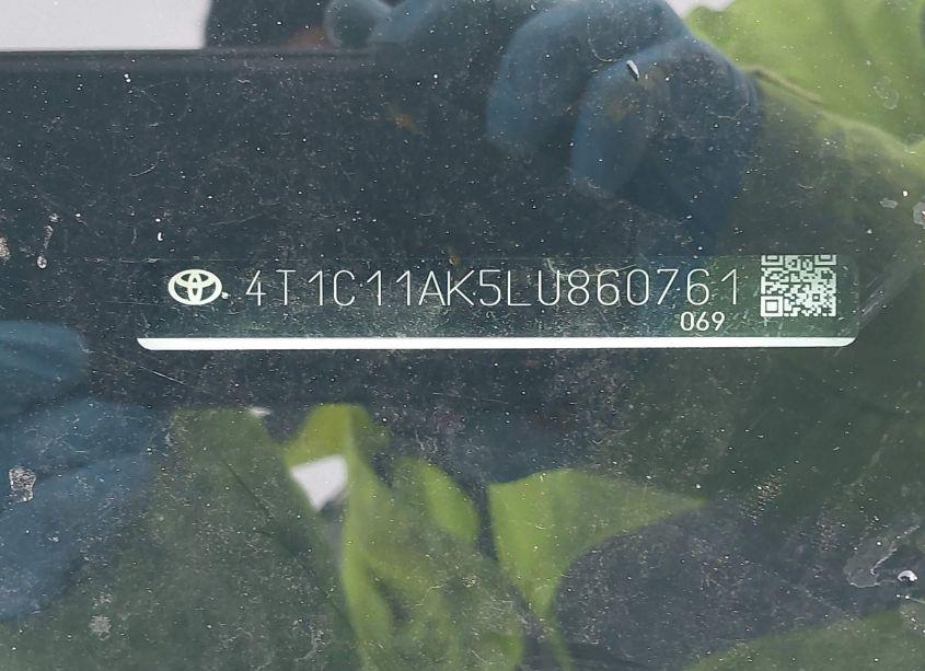 Photo 9 of 2020 Toyota Camry LE (VIN 4T1C11AK5LU860761)