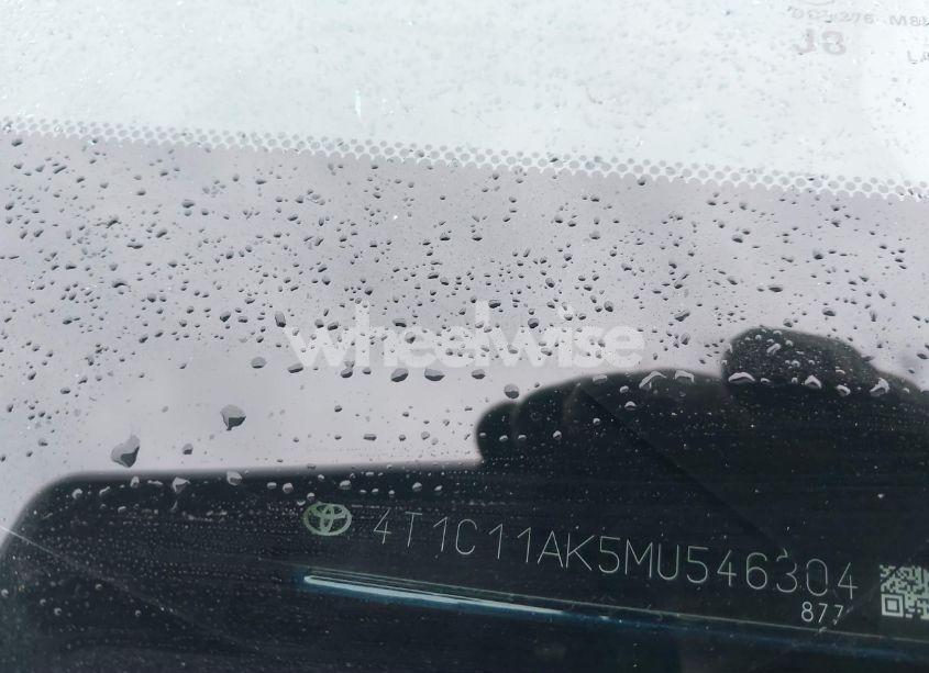 Photo 17 of 2021 Toyota Camry LE (VIN 4T1C11AK5MU546304)